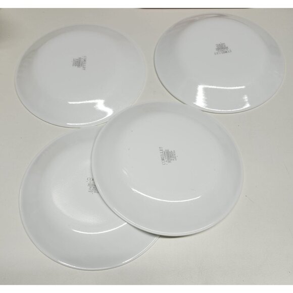 4- Corelle Rosemarie 6.75" Salad Lunch Plates Floral Rose Pattern - Picture 5 of 5